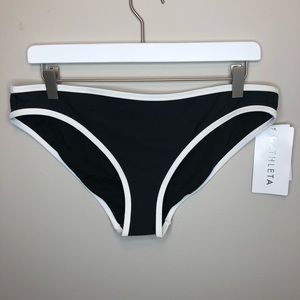 NWT Athleta Clean Medium Bound Bikini Bottom Large